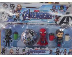 Sada Figurek Marvel Avengers 3KS Black Panther+Spider-man+Superman + psluenstv + Mystery Box (Nov) - 259 K