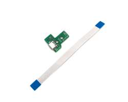 Nabjec USB port JSD-030 pro PS4 ovlada + Flex kabel 12pin (Nov) - 79 K